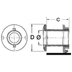 Scarico a mare inox lucido 1-2 17.421.81