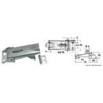 Chiusura a levaregole 70x25mm 38.241.00