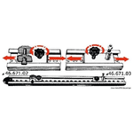 Cursore inox e cavallotto ad U 46.671.02