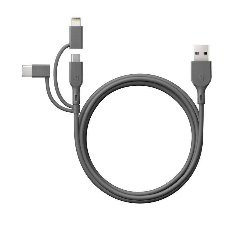 GP-Batteries-CY1N-cavo-USB-1-m-USB-A-USB-C-Micro-USB-B-Lightning-Grigio