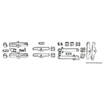 Kit K 25 per cavi C2-C7-C8 45.047.25