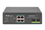 Digitus-Switch-PoE-di-rete-Gigabit-Ethernet-a-4-porte-industriale-non-gestito-2-Uplink-SFP