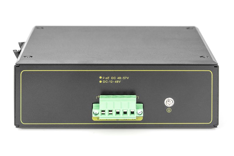 Digitus-Switch-PoE-di-rete-Gigabit-Ethernet-a-4-porte-industriale-non-gestito-2-Uplink-SFP