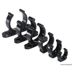 Clip nera plastica pesante 25 mm 34.355.04