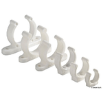 Clip bianca plastica pesante 20 mm 34.354.03