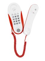 Brondi-Kenoby-Telefono-analogico-Rosso-Bianco