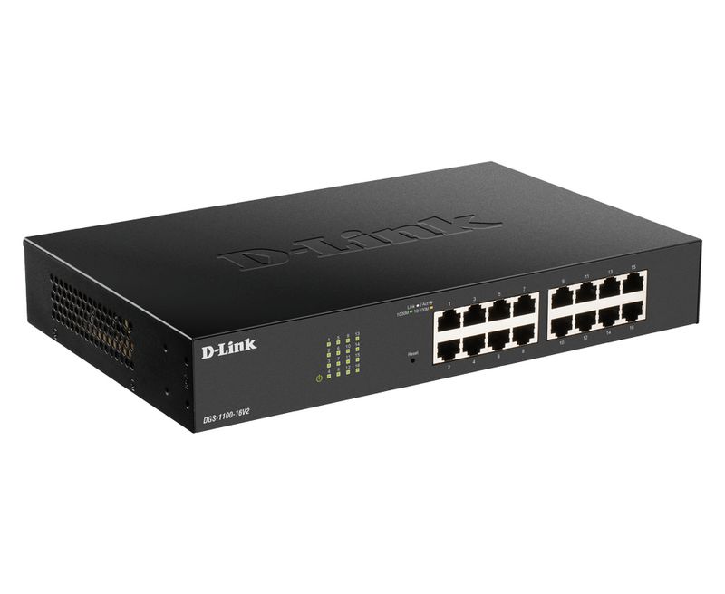 D-Link-DGS-1100-16V2-switch-di-rete-Gestito-L2-Gigabit-Ethernet--10-100-1000--Nero