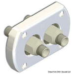 Ultraflex Passaparatia bianco doppio raccordo