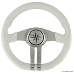 Volante bianco razze argento-cromo 45.158.31