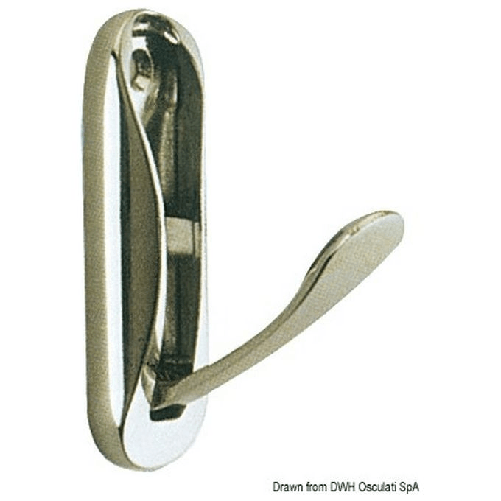Appendiabiti ottone lucido 75x25 mm 38.104.02