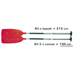 Coppia pagaie smontabili 150 cm 34.470.03