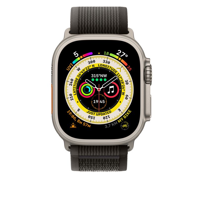 Apple-MQEP3ZM-A-accessorio-indossabile-intelligente-Band-Grigio-Nero-Nylon