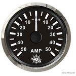 Amperometro con shunt 50 A nero-lucida 27.321.23