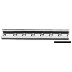 Rotaia inox per cursori 22 mm 1 m 61.106.50