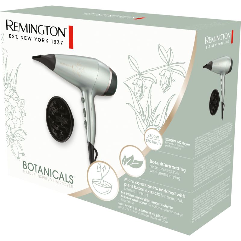 Remington-AC5860-asciuga-capelli-2300-W-Nero-Argento