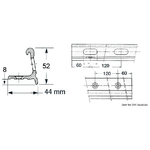 Profilo per falchetta 6 m 62.410.01