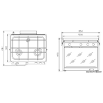 Cucina Xl2 Techimpex 2 Fuochi Con Forno Techimpex