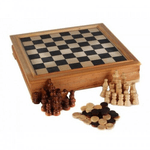 DAMA SCACCHI BACKGAMMON IN LEGNO