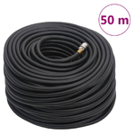 vidaXL Tubo Aria Ibrido Nero 0,6" 50 m in Gomma e PVC