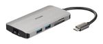 D-Link-DUB-M810-replicatore-di-porte-e-docking-station-per-notebook-Cablato-USB-3.2-Gen-1--3.1-Gen-1--Type-C-Argento