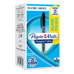 PAPERMATE-Penna-a-sfera-a-scatto-Flexgrip-Ultra----punta-10mm---nero---Papermate---conf.-30-6-pezzi