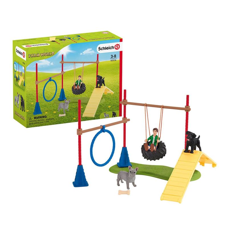schleich-Farm-Life-Puppy-Agility-Training