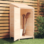 VidaXL Capanno da Giardino 55x52x112 cm in Legno Massello di Abete