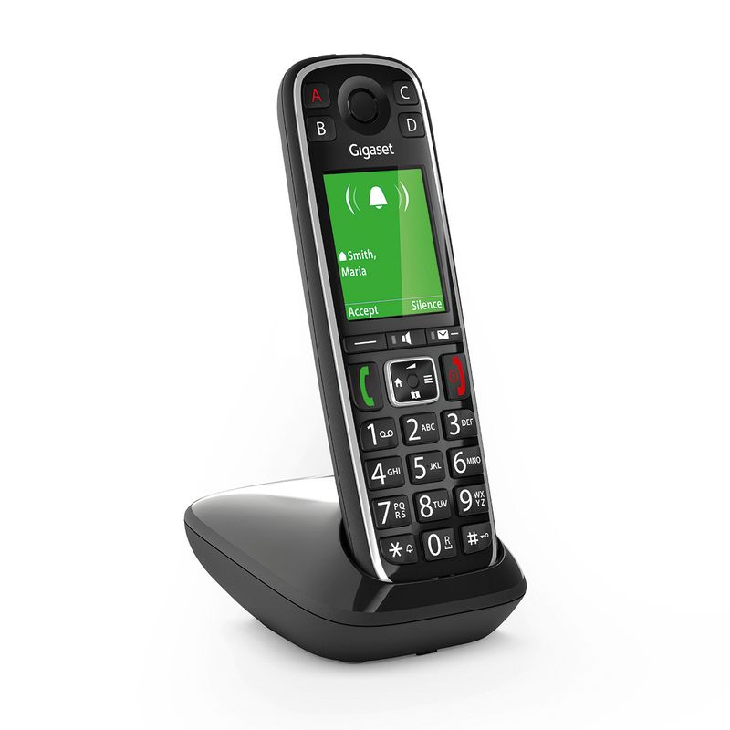 Gigaset-E720-Telefono-analogico-DECT-Identificatore-di-chiamata-Nero