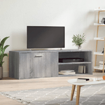 vidaXL Mobile Porta TV Grigio Sonoma 120x34x37 cm in Legno Multistrato