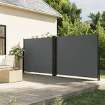 vidaXL Tenda da Sole Laterale Retrattile Antracite 160x600 cm