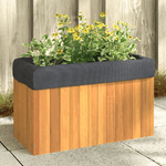 vidaXL Fioriera da Giardino 59x27,5x35 cm in Legno Massello di Acacia