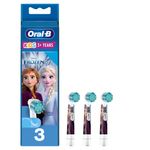 Braun Oral-B Testina Di Ricambio per Spazzolino Kids Frozen. Confezione Da 3