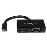 StarTech.com Adattatore Mini DisplayPort a HDMI e VGA - Convertitore audio/video da viaggio mDP 2 in 1