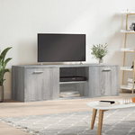 vidaXL Mobile Porta TV Grigio Sonoma 120x34x37 cm in Legno Multistrato