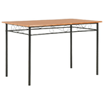 vidaXL Tavolo da Pranzo Marrone 120x70x75 cm MDF