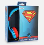 OTL-Technologies-DC-Comics-Superman-Man-of-Steel-Cuffie-Cablato-A-Padiglione-MUSICA-Blu-Rosso-Giallo