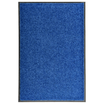 vidaXL Zerbino Lavabile Blu 60x90 cm