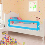 vidaXL Sponde Letto per la Sicurezza dei Bambini 2 pz Blu 150x42 cm