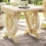 vidaXL Poggiapiedi da Giardino 40x36,5x38,5 cm Lgno Massello di Abete