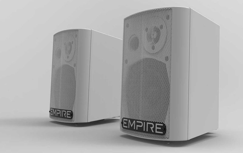 Empire-Media-WALL-200-altoparlante-Bianco-Cablato-100-W