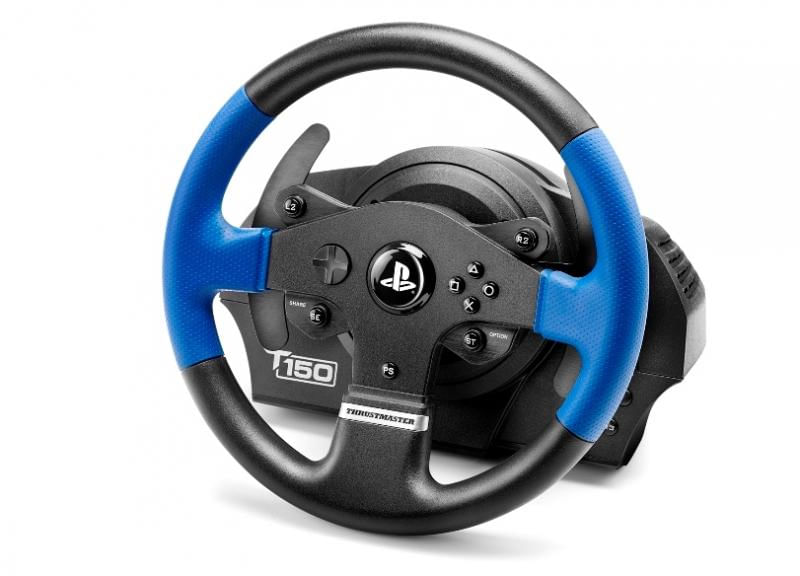 Thrustmaster-T150-Force-Feedback-Nero-Blu-USB-Sterzo---Pedali-PC-PlayStation-4-Playstation-3