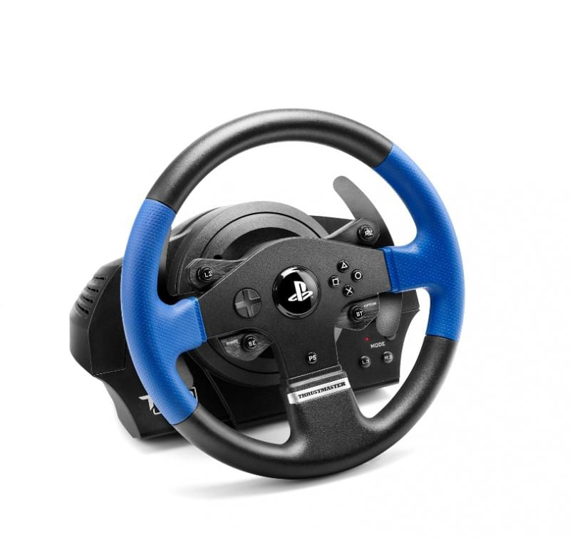 Thrustmaster-T150-Force-Feedback-Nero-Blu-USB-Sterzo---Pedali-PC-PlayStation-4-Playstation-3