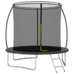 vidaXL Set Trampolino Rotondo 244x55 cm 100 kg