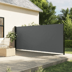 vidaXL Tenda da Sole Laterale Retrattile Antracite 160x500 cm