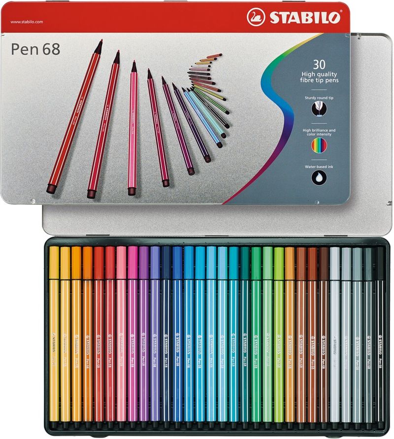 STABILO-Pen-68-marcatore-Multicolore-30-pz