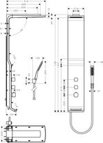 Hansgrohe-Raindance-sistema-di-doccia-Cromo