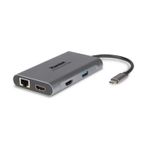 Hamlet HDKC-PD400H replicatore di porte e docking station per notebook Cablato USB 3.2 Gen 1 (3.1 Gen 1) Type-C Grigio