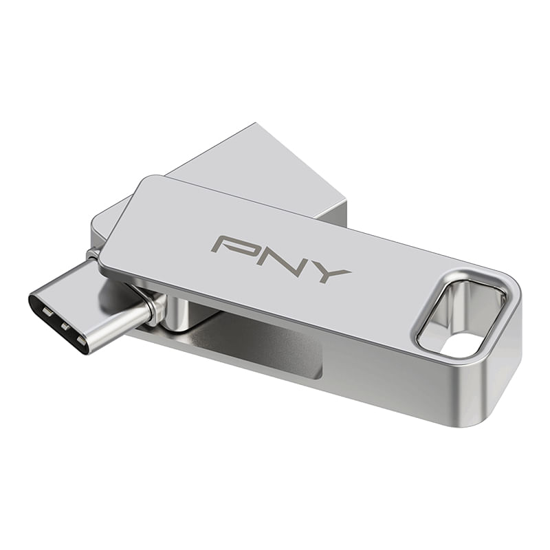 PNY-DUO-LINK-unita--flash-USB-128-GB-USB-Type-A---USB-Type-C-3.2-Gen-1--3.1-Gen-1--Acciaio-inossidabile