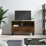 vidaXL Mobile Porta TV Rovere Marrone 80x36x50 cm in Legno ingegnerizzato