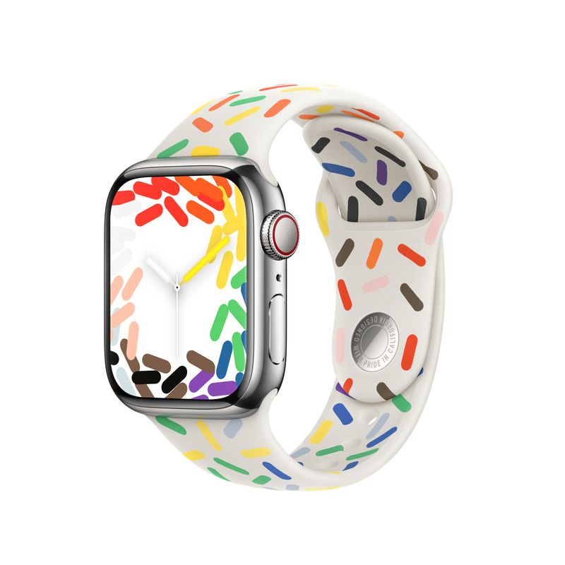 Apple-MRTL3ZM-A-accessorio-indossabile-intelligente-Band-Multicolore-Fluoroelastomero